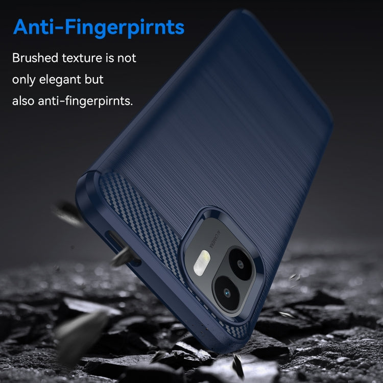 CARBON Zadný obal pre Xiaomi Redmi A1 / Redmi A2 - modrý