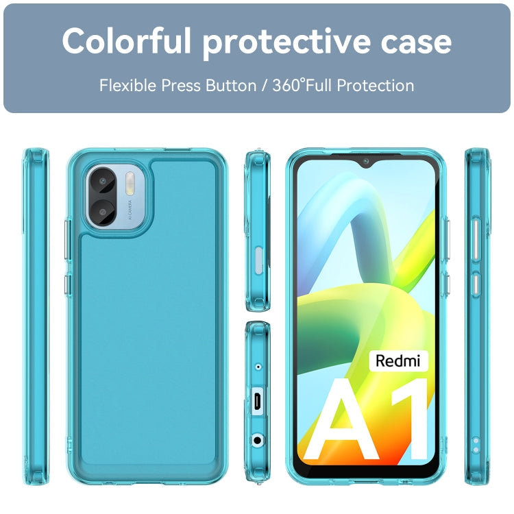 CANDY Zadný obal pre Xiaomi Redmi A1 / Redmi A2 - modrý