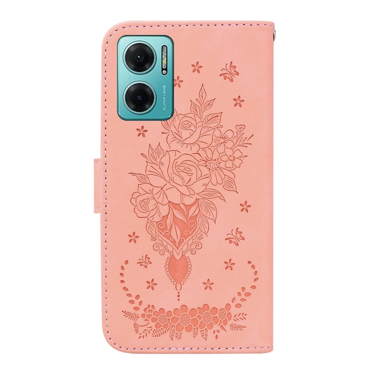BUTTERFLY Knižkové puzdro pre Xiaomi Redmi 10 5G - ružové