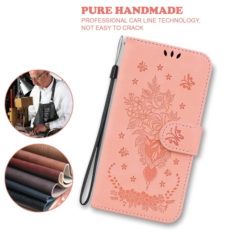 BUTTERFLY Knižkové puzdro pre Xiaomi Redmi 10 5G - ružové