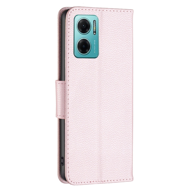 LAMBSKIN Knižkové puzdro pre Xiaomi Redmi 10 5G - ružové