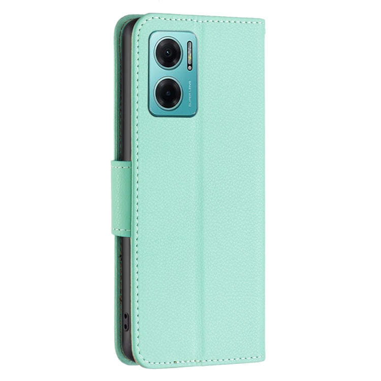 LAMBSKIN Knižkové puzdro pre Xiaomi Redmi 10 5G - mentolové