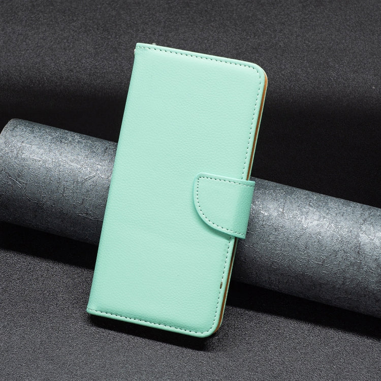 LAMBSKIN Knižkové puzdro pre Xiaomi Redmi 10 5G - mentolové