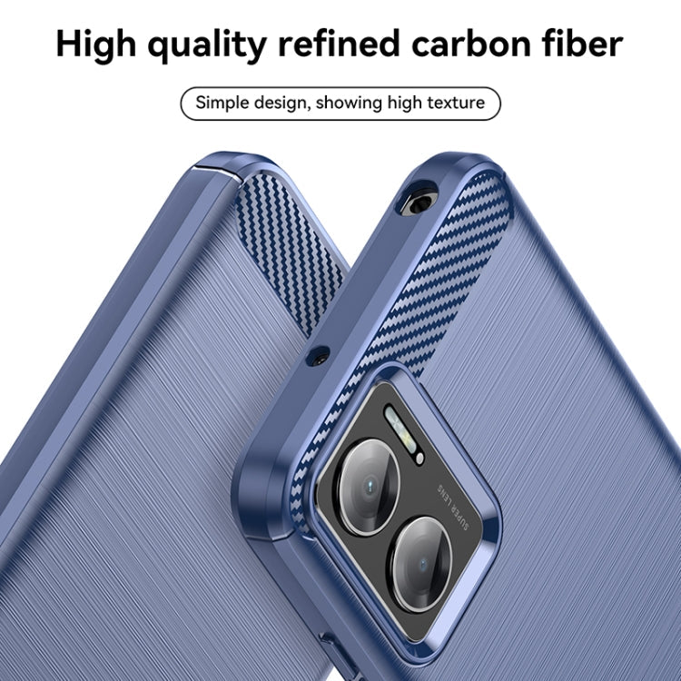CARBON Zadný obal pre Xiaomi Redmi 10 5G - modrý