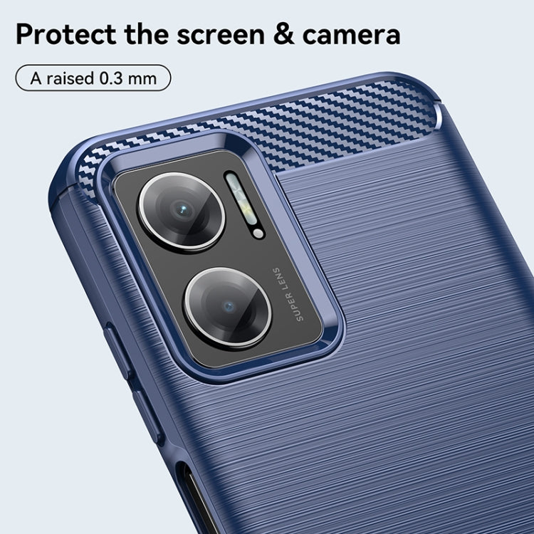 CARBON Zadný obal pre Xiaomi Redmi 10 5G - modrý
