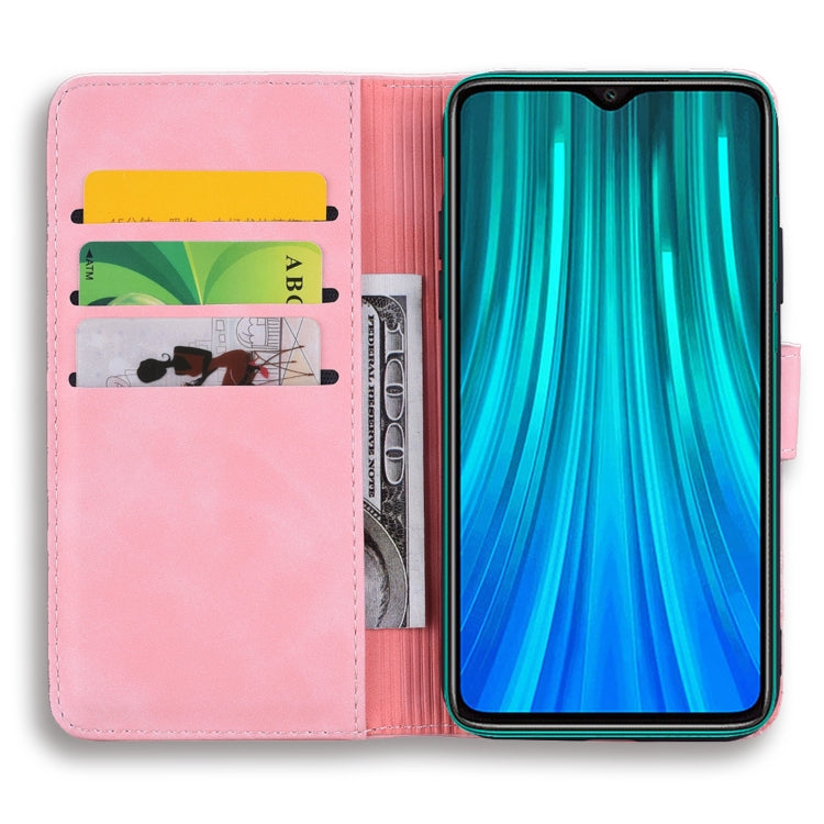 MANDALA Knižkové puzdro pre Xiaomi Redmi Note 8 Pro - ružové
