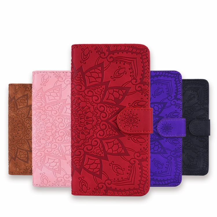 MANDALA Knižkové puzdro pre Xiaomi Redmi Note 8 Pro - ružové