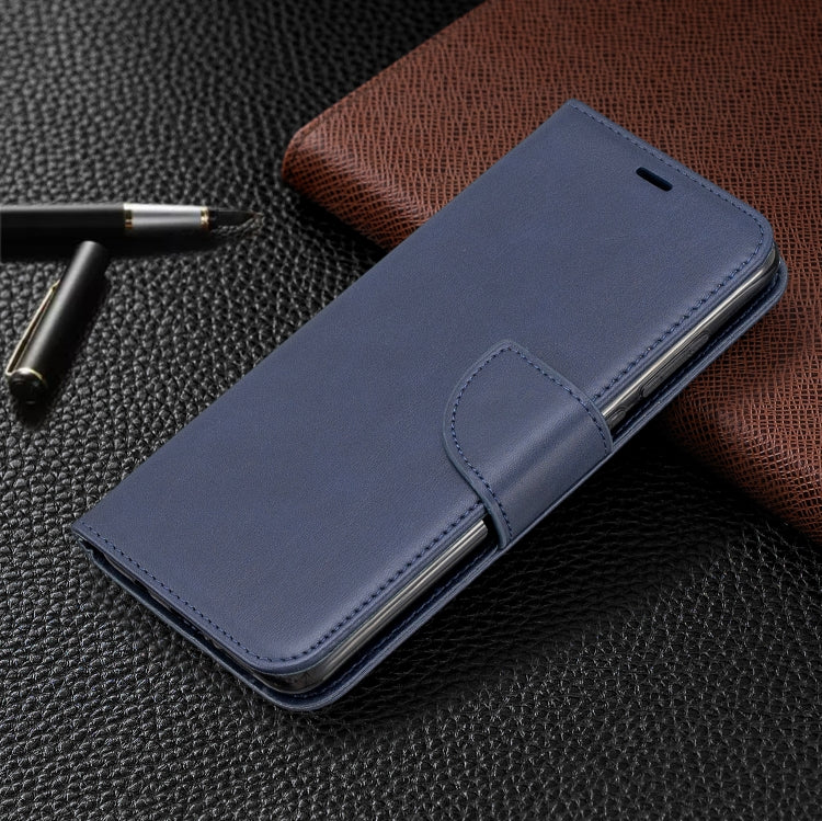 LAMBSKIN Knižkové puzdro pre Xiaomi Redmi Note 8 Pro - modré