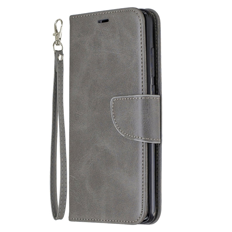 LAMBSKIN Knižkové puzdro pre Xiaomi Redmi Note 8 Pro - sivé