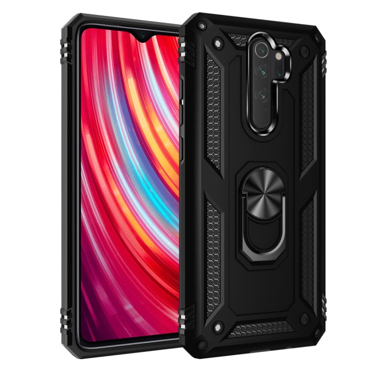 RING ARMOR Tvrdený kryt pre Xiaomi Redmi Note 8 Pro - čierny