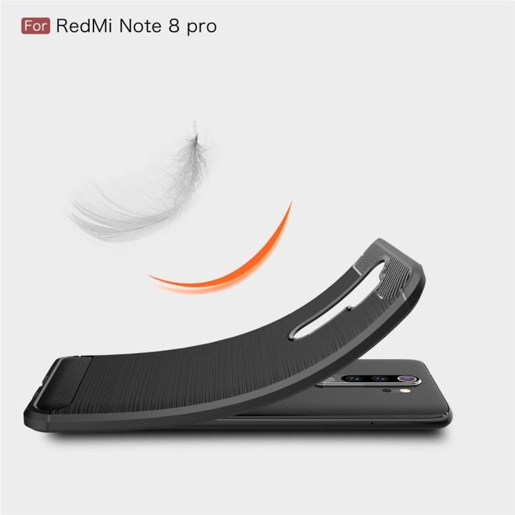 CARBON Zadný obal pre Xiaomi Redmi Note 8 Pro - modrý