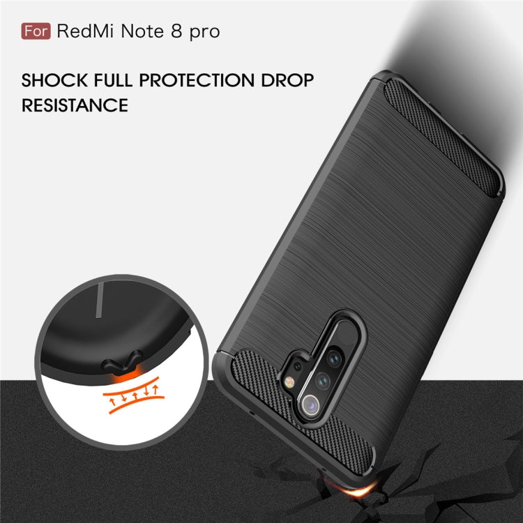 CARBON Zadný obal pre Xiaomi Redmi Note 8 Pro - čierny