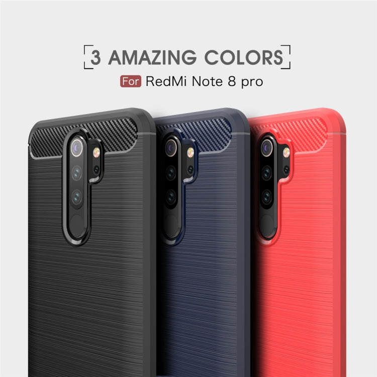 CARBON Zadný obal pre Xiaomi Redmi Note 8 Pro - čierny