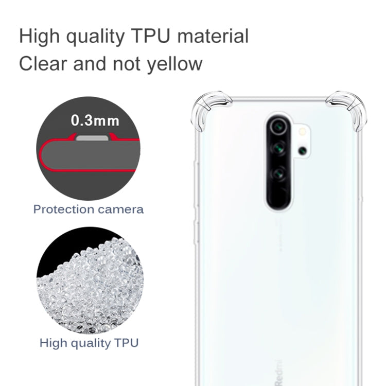 TRANSPARENTNÝ Silikónový obal pre Xiaomi Redmi Note 8 Pro - priesvitný