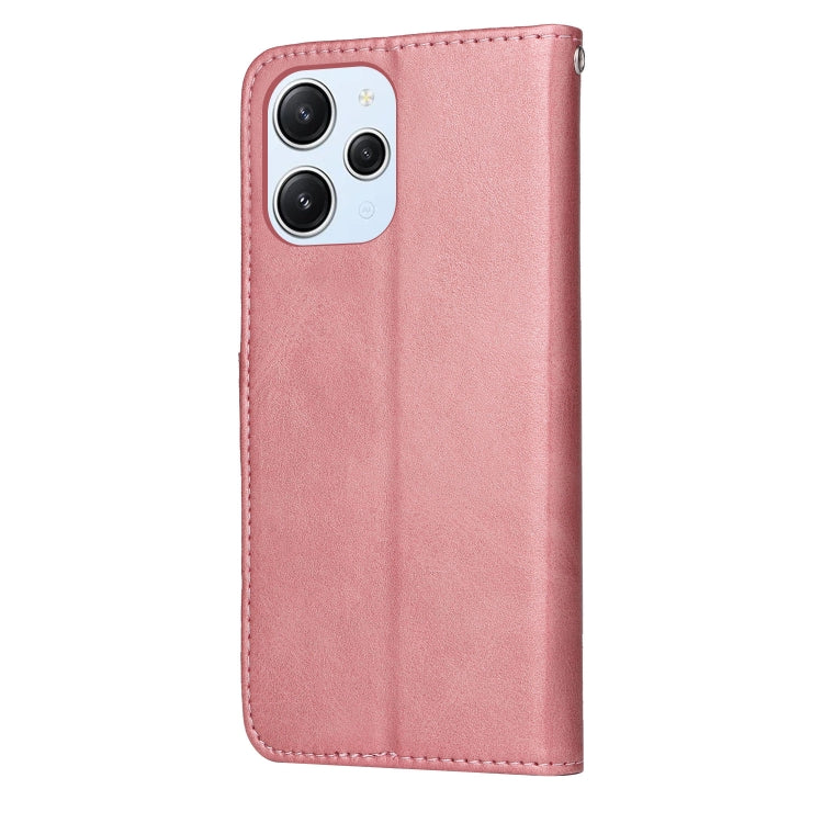 CALF Knižkové puzdro pre Xiaomi Redmi 12 - ružové