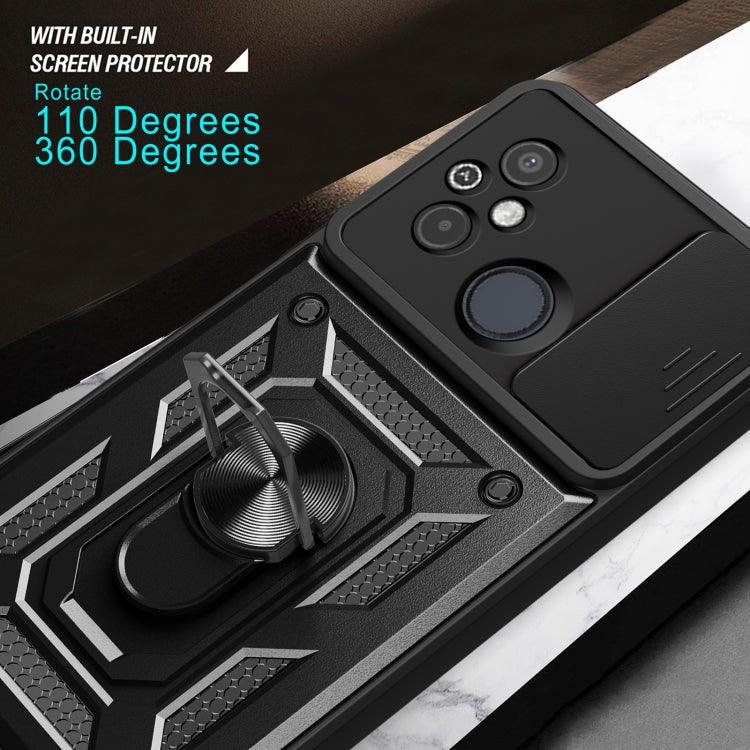 SLIDING ARMOR Tvrdený kryt pre Xiaomi Redmi 12 - sivý