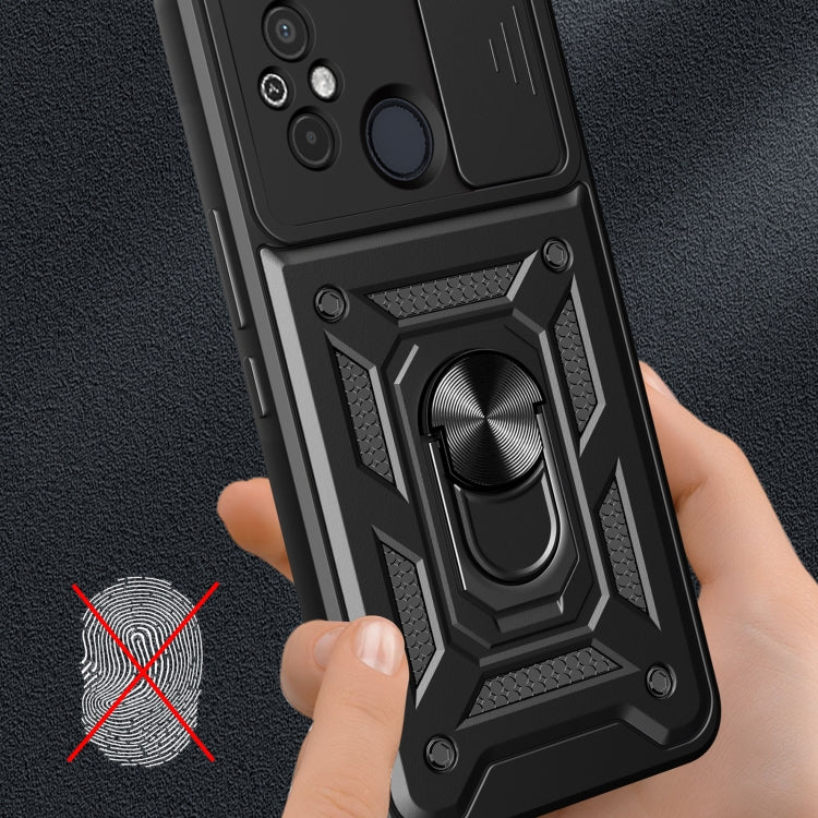 SLIDING ARMOR Tvrdený kryt pre Xiaomi Redmi 12 - sivý