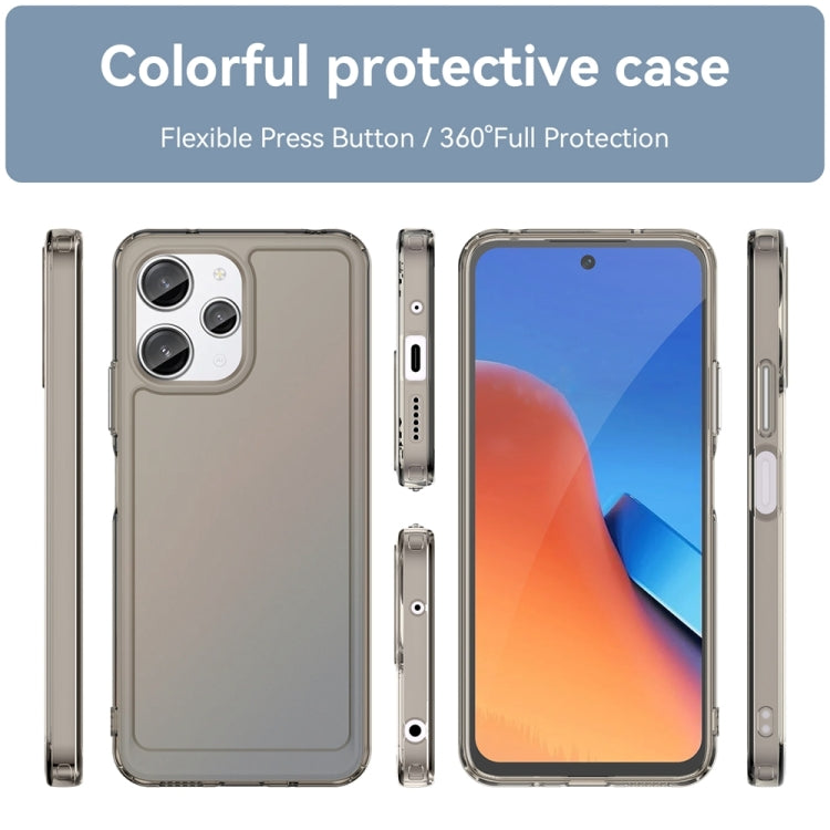 CANDY Zadný obal pre Xiaomi Redmi 12 - sivý