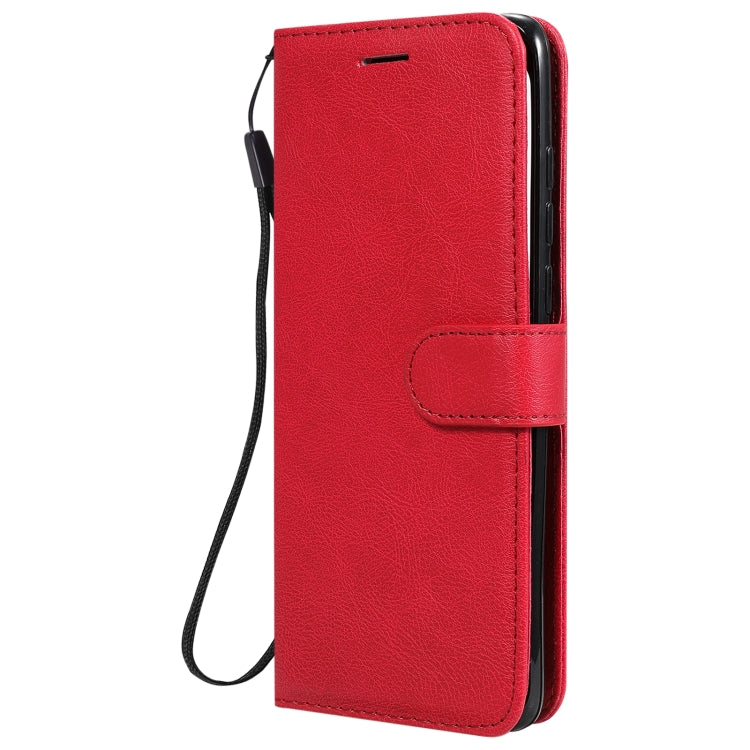 SOLID Knižkové puzdro pre Xiaomi Poco X3 NFC / X3 Pro - červené