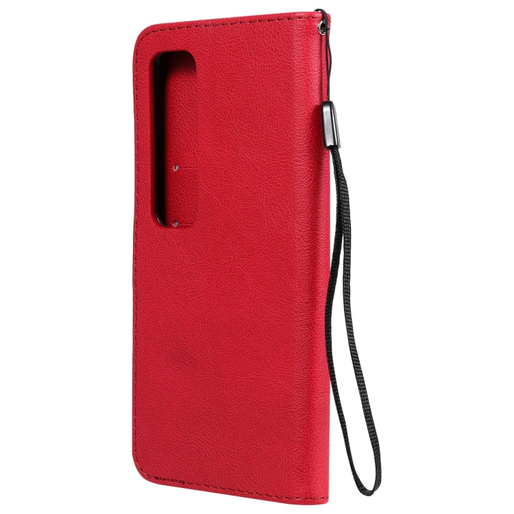 SOLID Knižkové puzdro pre Xiaomi Poco X3 NFC / X3 Pro - červené