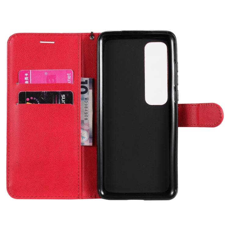 SOLID Knižkové puzdro pre Xiaomi Poco X3 NFC / X3 Pro - červené