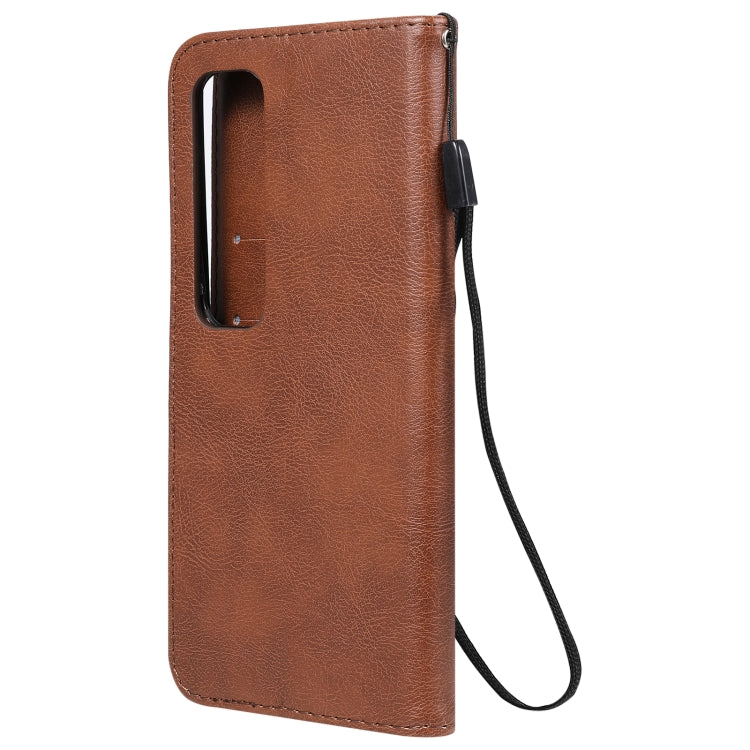 SOLID Knižkové puzdro pre Xiaomi Poco X3 NFC / X3 Pro - tmavo hnedé