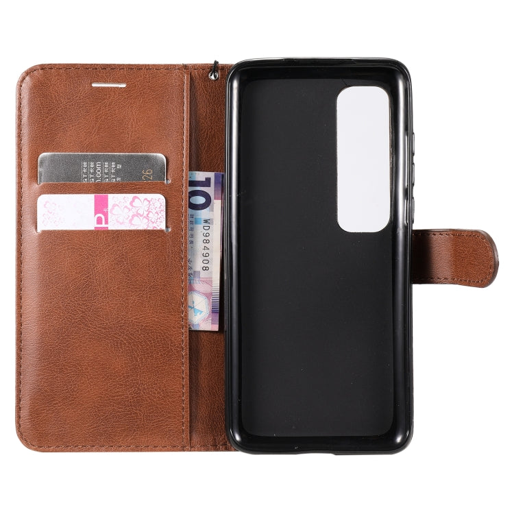 SOLID Knižkové puzdro pre Xiaomi Poco X3 NFC / X3 Pro - tmavo hnedé