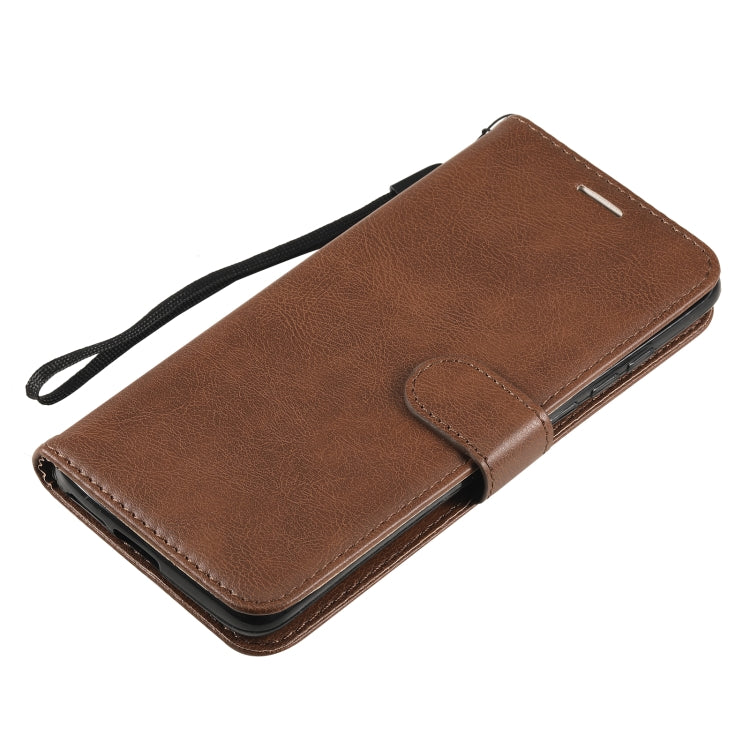 SOLID Knižkové puzdro pre Xiaomi Poco X3 NFC / X3 Pro - tmavo hnedé