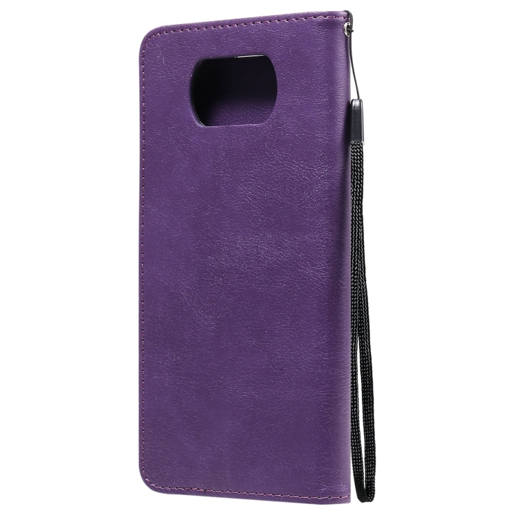 SOLID Knižkové puzdro pre Xiaomi Poco X3 NFC / X3 Pro - fialové