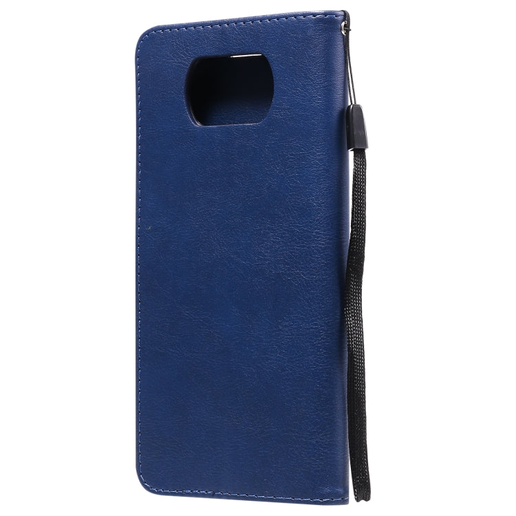 SOLID Knižkové puzdro pre Xiaomi Poco X3 NFC / X3 Pro - modré