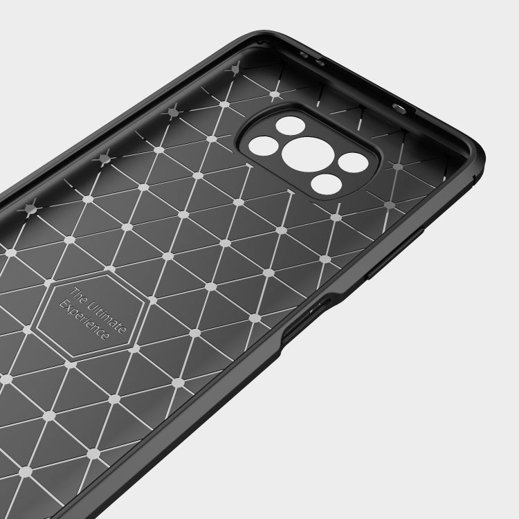 CARBON Zadný obal pre Xiaomi Poco X3 NFC / X3 Pro - čierny