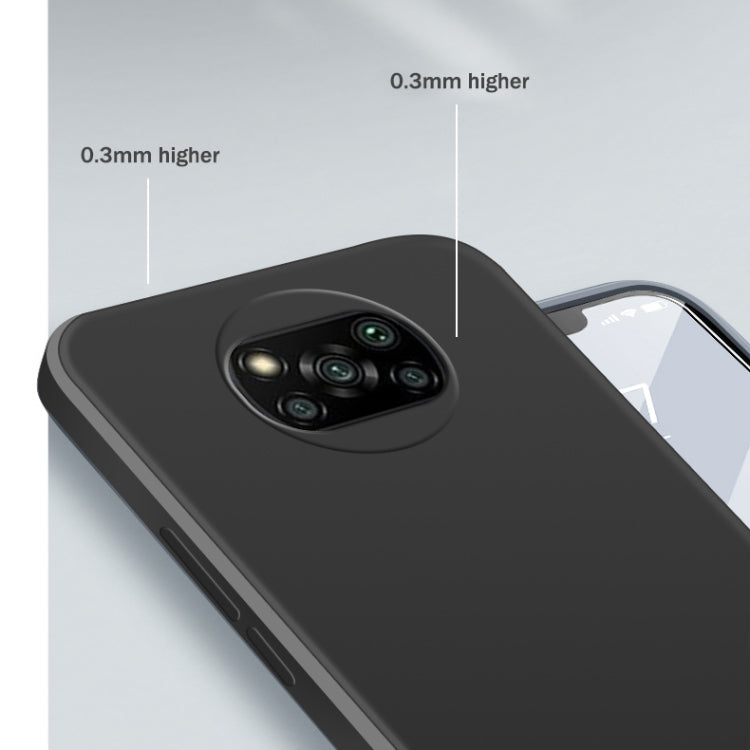 MATT Silikónový obal pre Xiaomi Poco X3 NFC / X3 Pro - biely