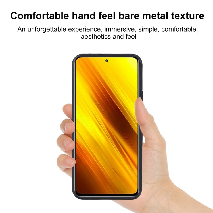 MATT Silikónový obal pre Xiaomi Poco X3 NFC / X3 Pro - čierny