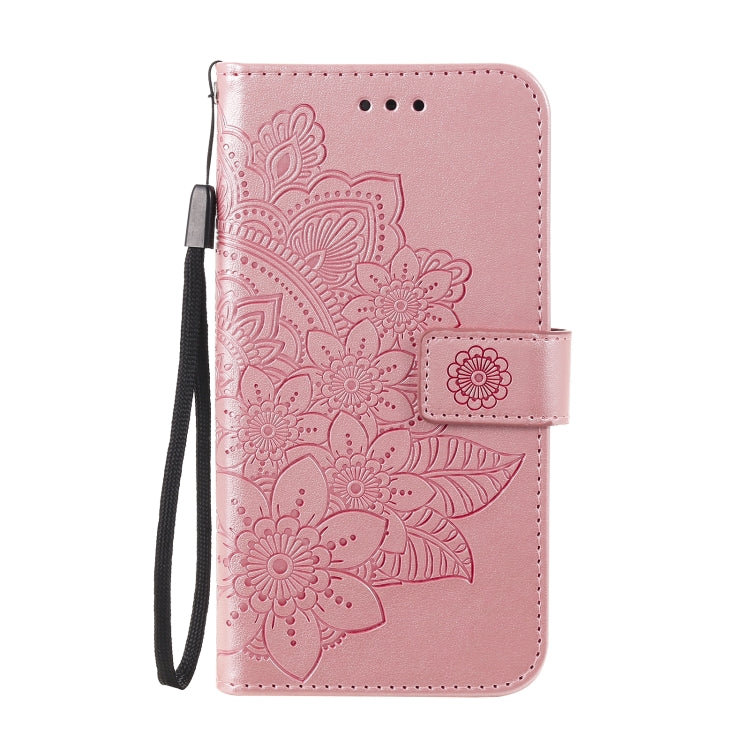 FLOWER Knižkové puzdro pre Xiaomi Redmi Note 9S / Note 9 Pro - ružové