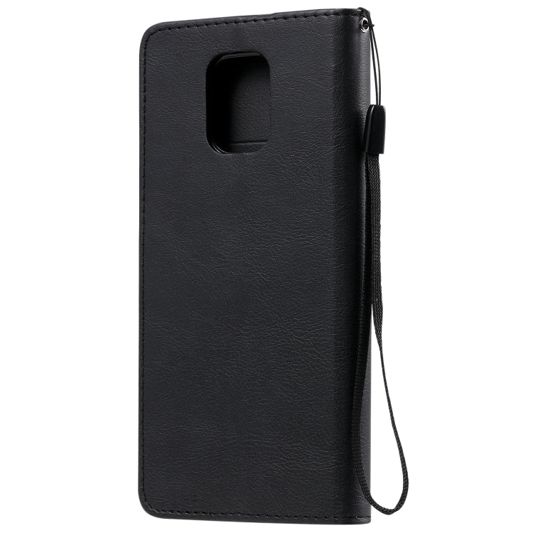 SOLID Knižkové puzdro pre Xiaomi Redmi Note 9S / Note 9 Pro - čierne