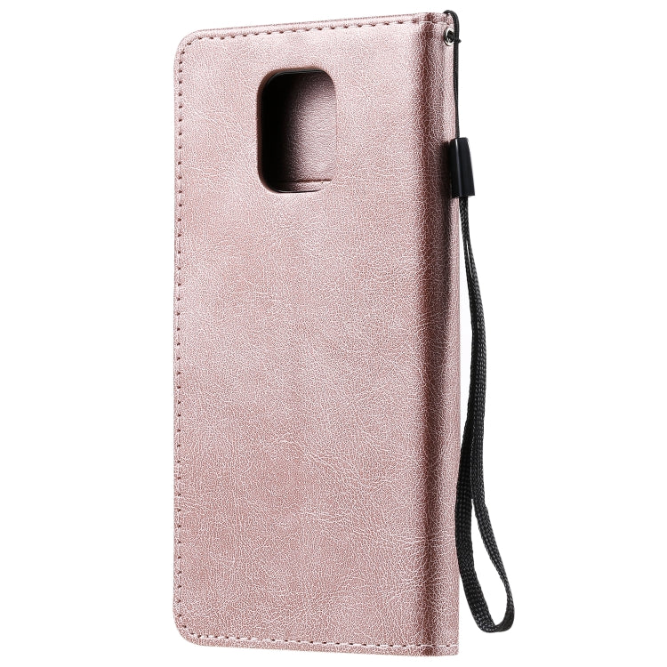 SOLID Knižkové puzdro pre Xiaomi Redmi Note 9S / Note 9 Pro - ružové