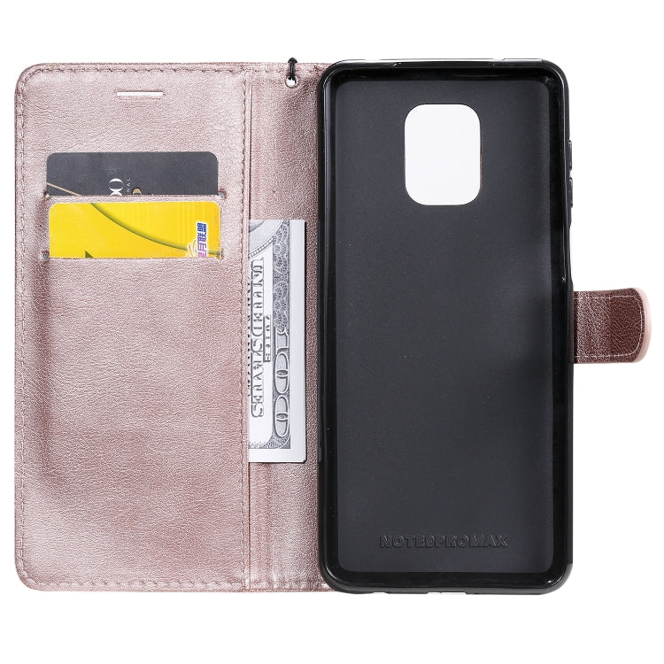 SOLID Knižkové puzdro pre Xiaomi Redmi Note 9S / Note 9 Pro - ružové