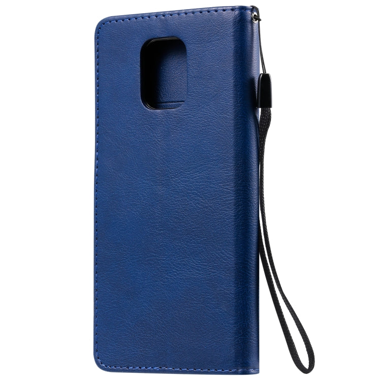 SOLID Knižkové puzdro pre Xiaomi Redmi Note 9S / Note 9 Pro - modré