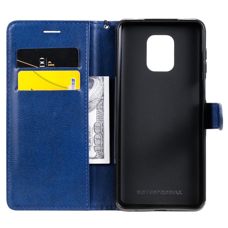 SOLID Knižkové puzdro pre Xiaomi Redmi Note 9S / Note 9 Pro - modré