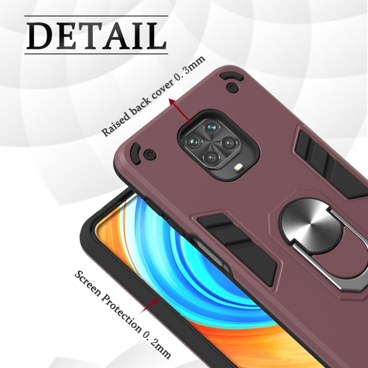 RING ARMOR Tvrdený kryt pre Xiaomi Redmi Note 9S / Note 9 Pro - čierny