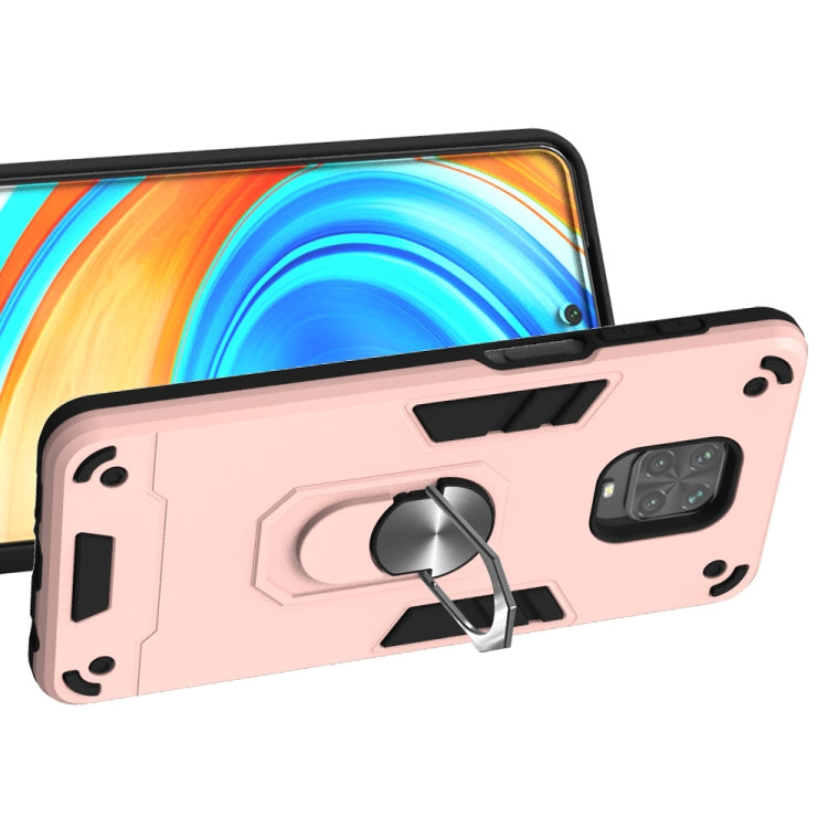 RING ARMOR Tvrdený kryt pre Xiaomi Redmi Note 9S / Note 9 Pro - zlatý