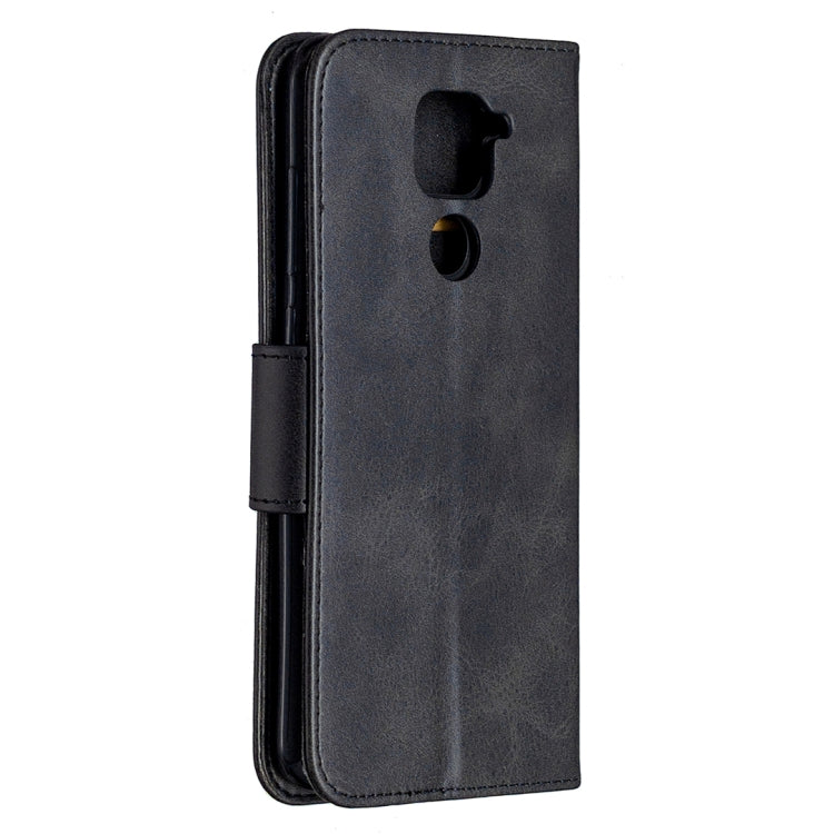 LAMBSKIN Knižkové puzdro pre Xiaomi Redmi Note 9 - čierne