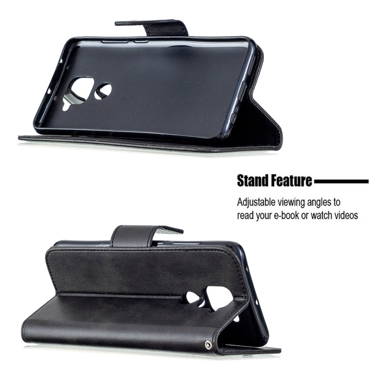 LAMBSKIN Knižkové puzdro pre Xiaomi Redmi Note 9 - čierne
