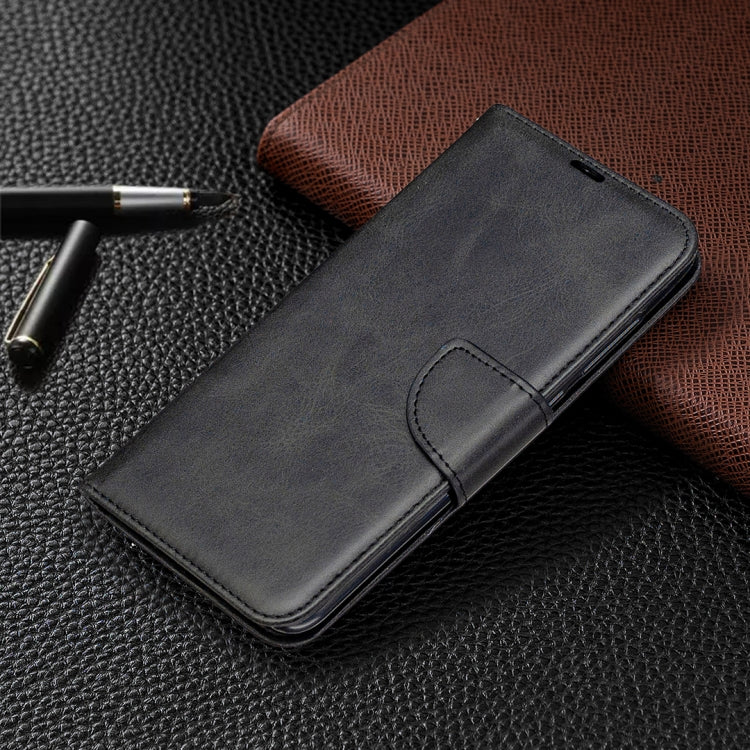LAMBSKIN Knižkové puzdro pre Xiaomi Redmi Note 9 - čierne