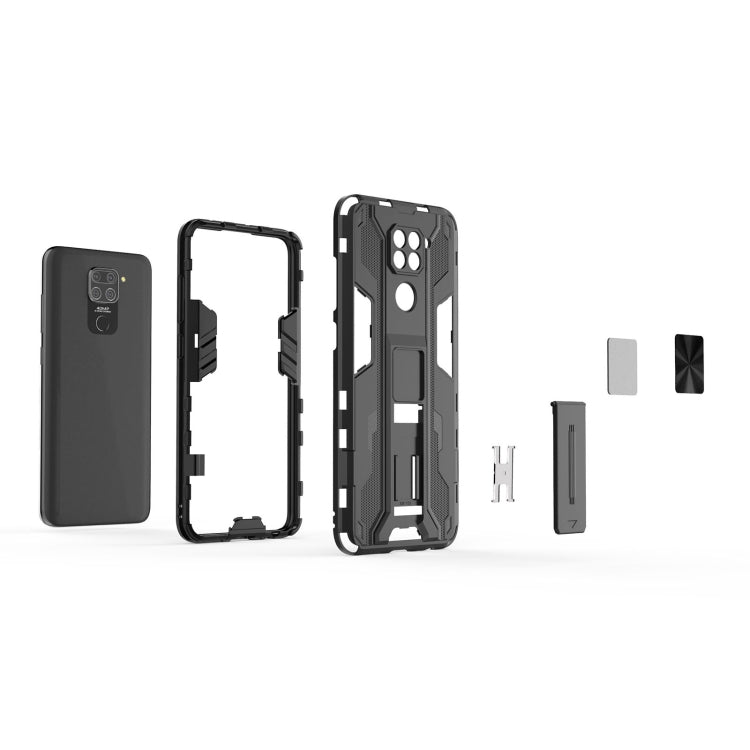 HOLDER ARMOR Tvrdený kryt pre Xiaomi Redmi Note 9 - čierny