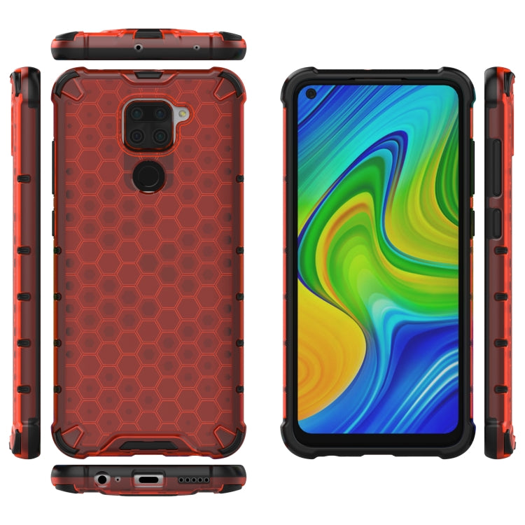 HONEYCOMB Tvrdený kryt pre Xiaomi Redmi Note 9 - modrý