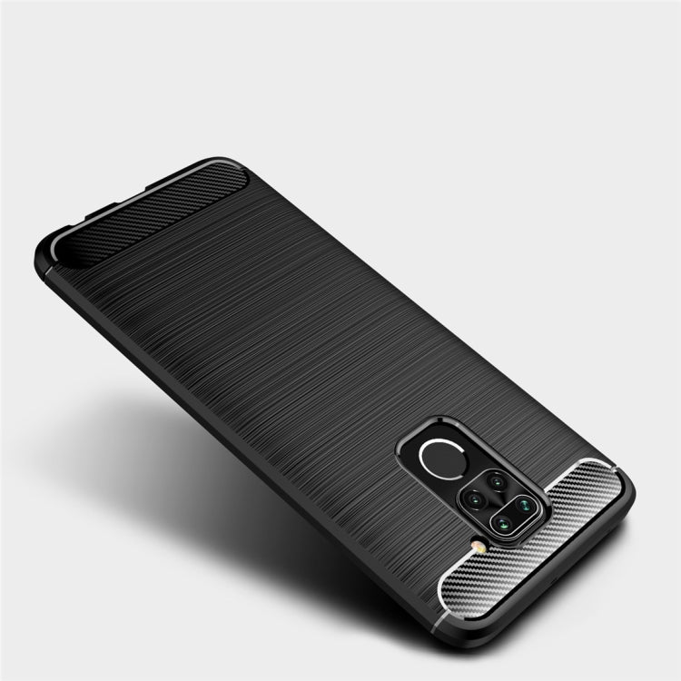 CARBON Zadný obal pre Xiaomi Redmi Note 9 - čierny