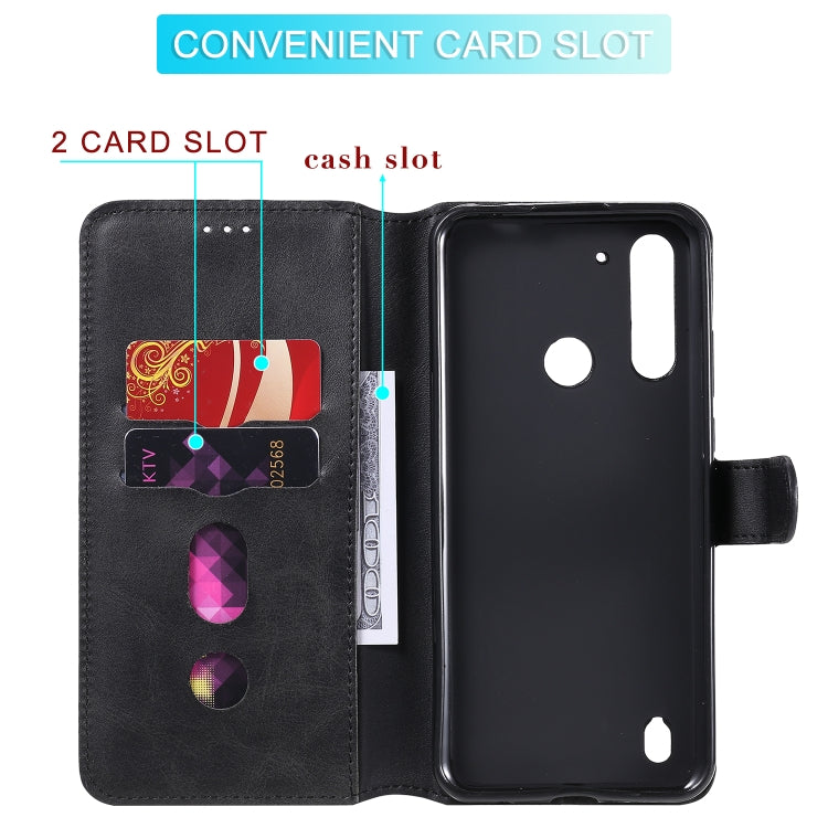 CALF Knižkové puzdro pre Motorola Moto G8 Power Lite - modré