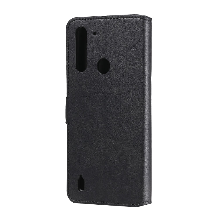 CALF Knižkové puzdro pre Motorola Moto G8 Power Lite - čierne