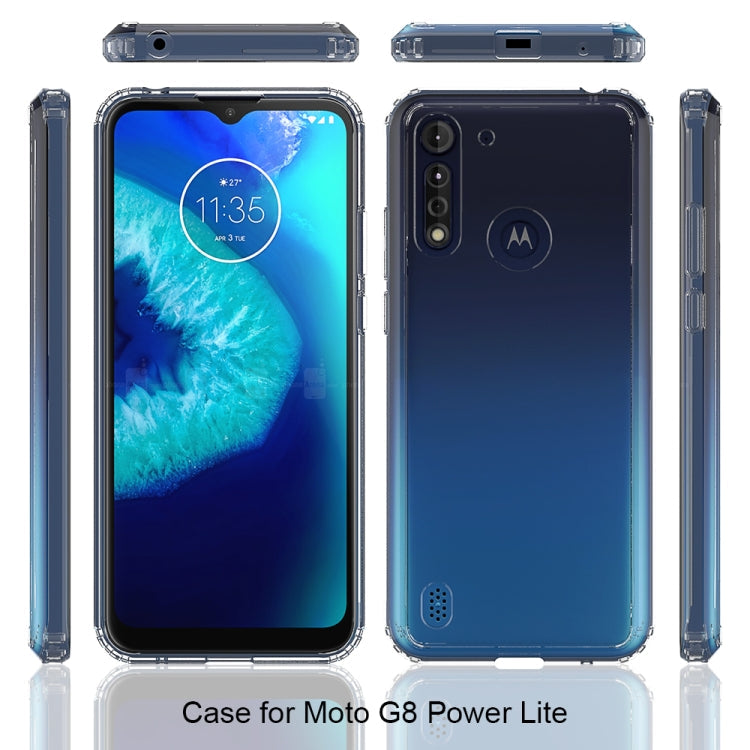 ACRYLIC Zadný kryt pre Motorola Moto G8 Power Lite - čierny